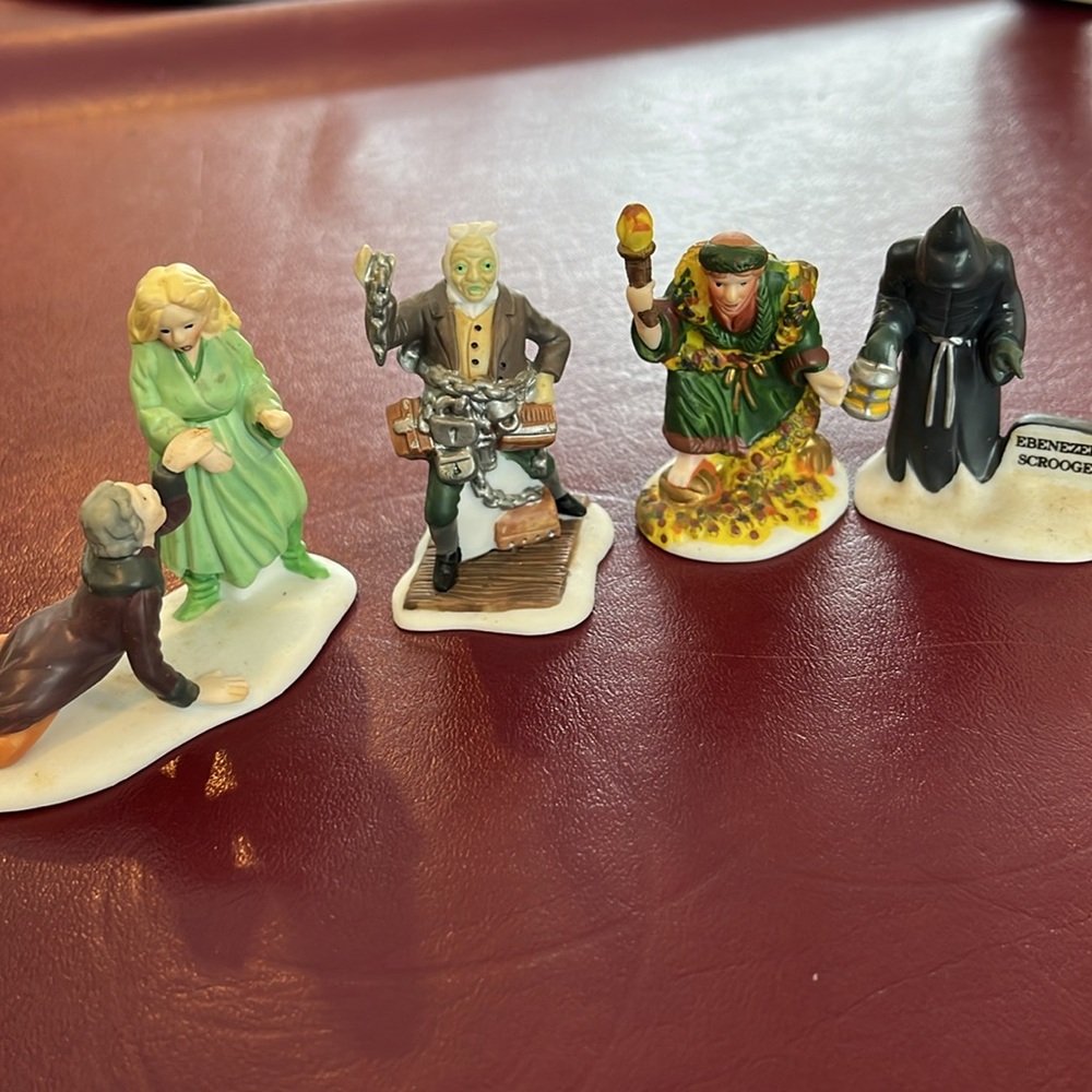 Department 56 Christmas Carol spirits ￼